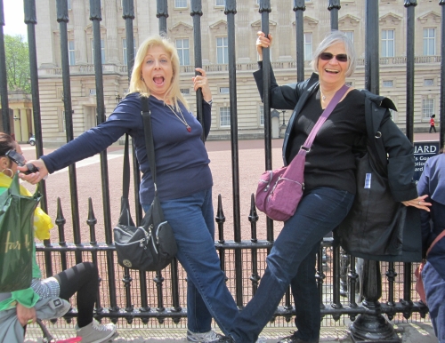 Getting a Bit Crazy at Buckingham Palace